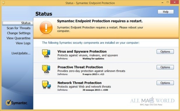 Symantec endpoint protection download update